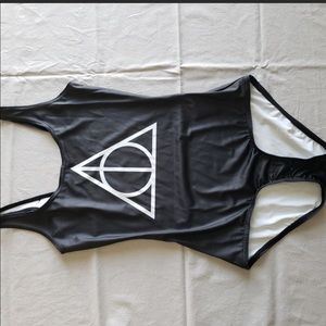 BlackMilk Deathly Hallows Swimsuit/Bodysuit